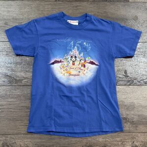 Vintage 90s Disney Magic in the Stars 45 Years of Magic Disneyland Large T-Shirt